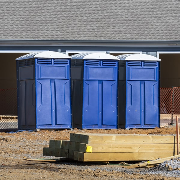 how do you dispose of waste after the porta potties have been emptied in New Hope